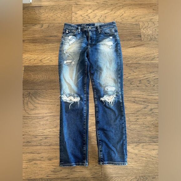 AG Isabelle High Waisted Straight Jeans - Picture 2 of 9